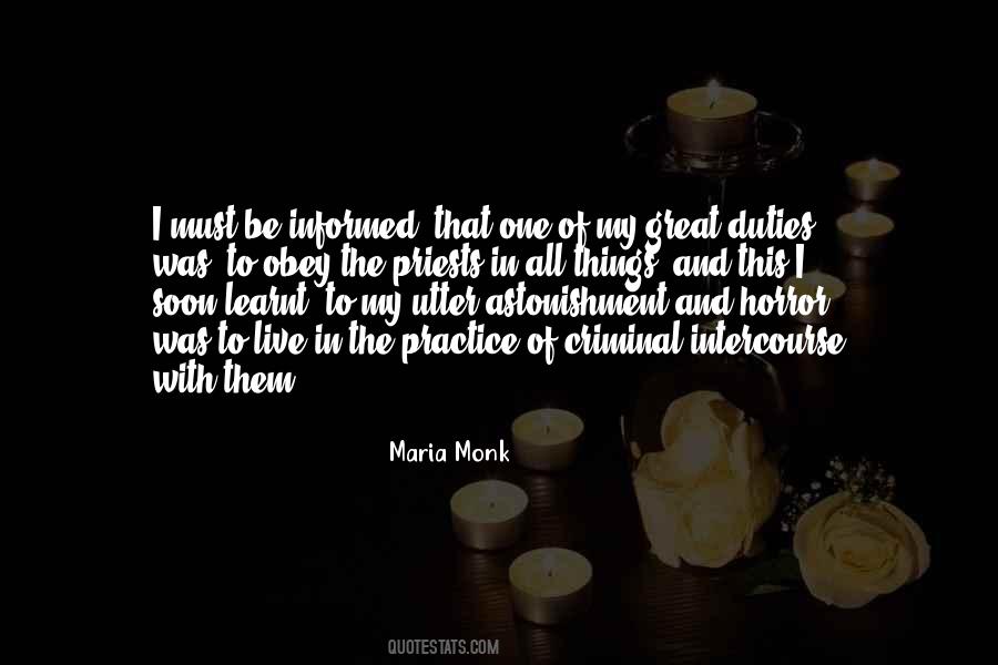 Maria Monk Quotes #88532