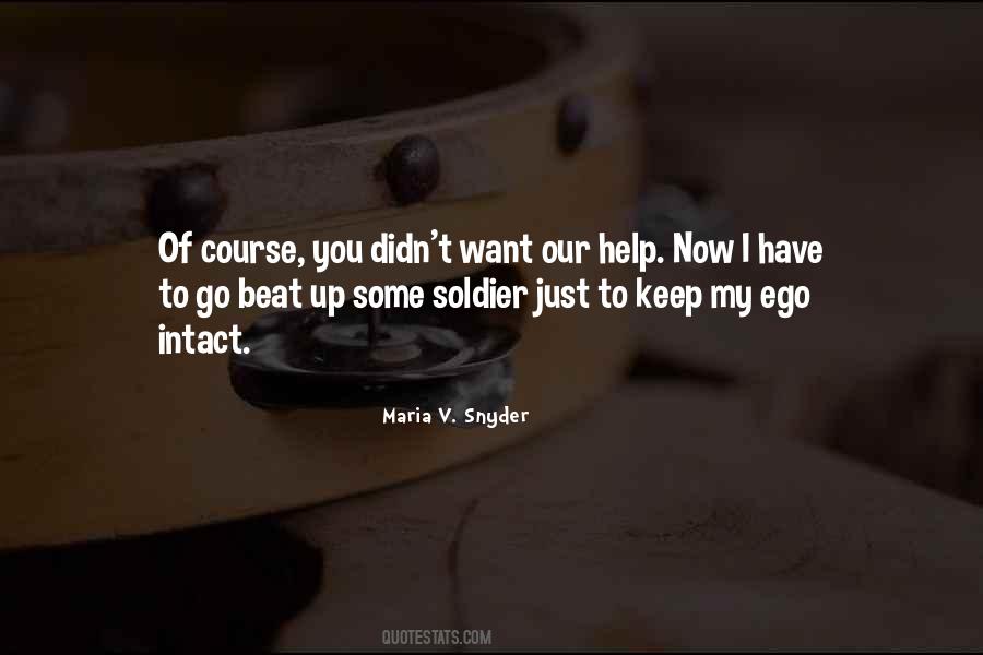 Maria V. Snyder Quotes #256498