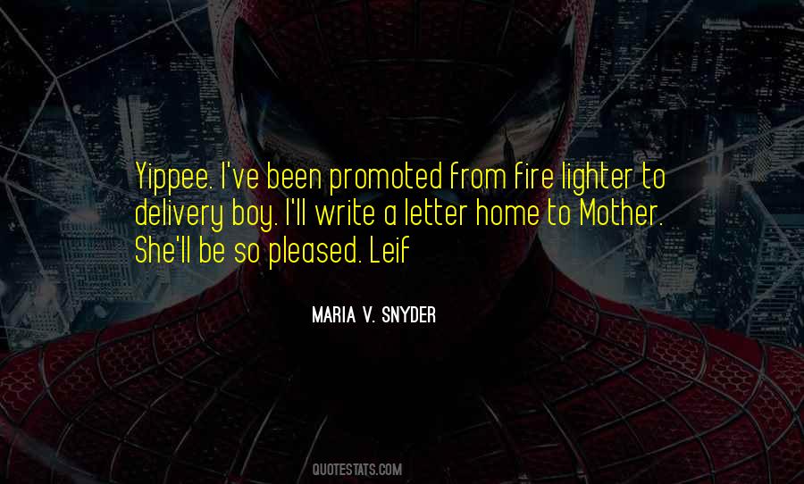 Maria V. Snyder Quotes #72935