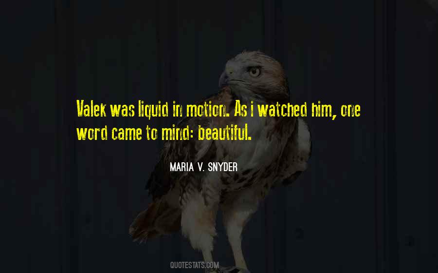 Maria V. Snyder Quotes #973171