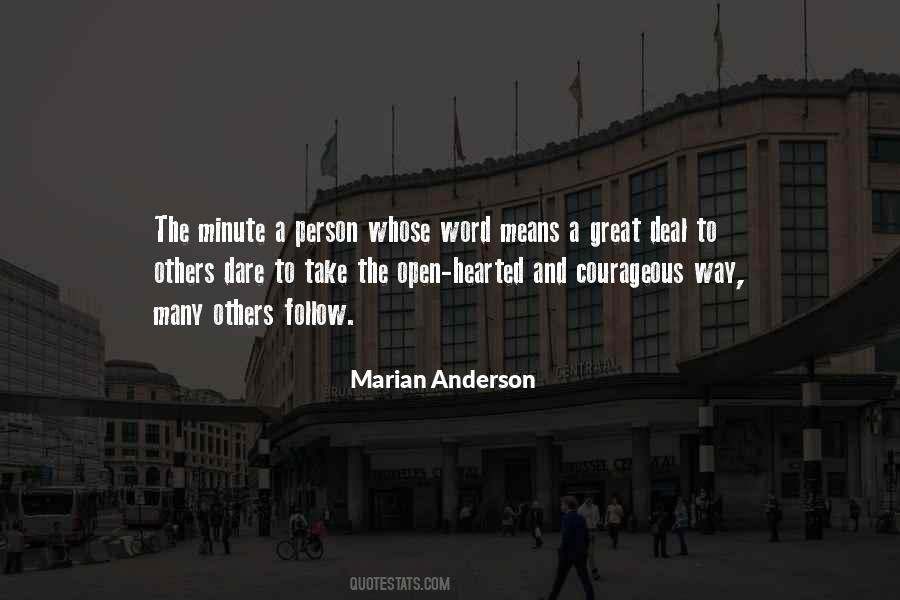 Marian Anderson Quotes #514202