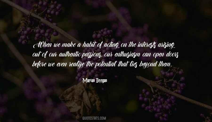 Marian Deegan Quotes #1731142