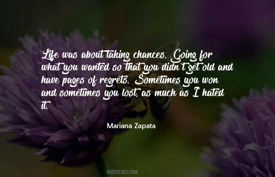 Mariana Zapata Quotes #129225