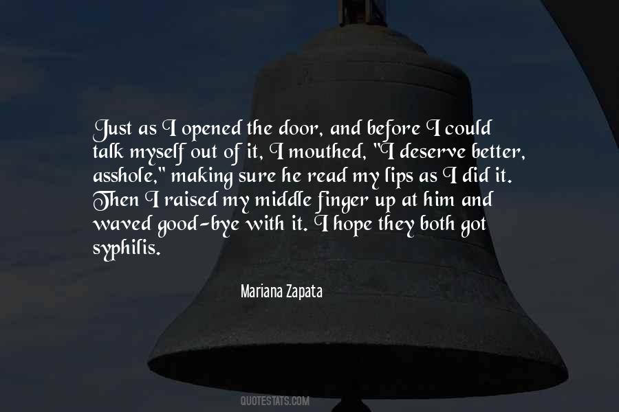 Mariana Zapata Quotes #423317
