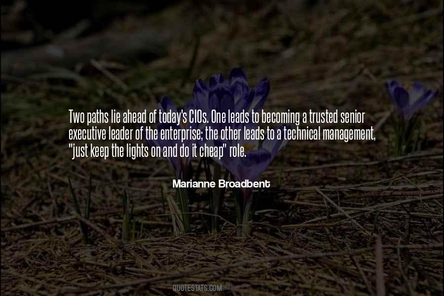 Marianne Broadbent Quotes #1133500