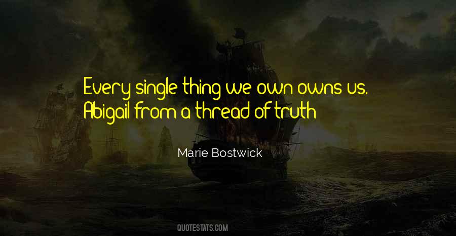 Marie Bostwick Quotes #1051653