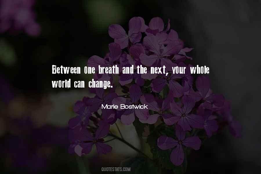 Marie Bostwick Quotes #1126056