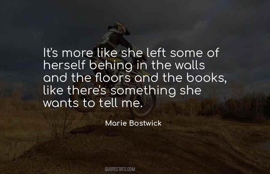 Marie Bostwick Quotes #1628908