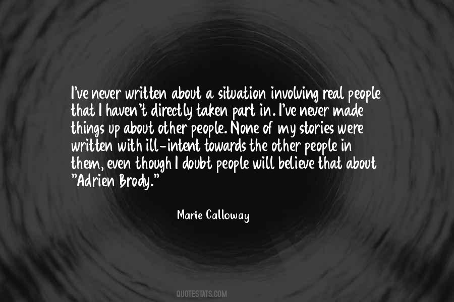 Marie Calloway Quotes #382802