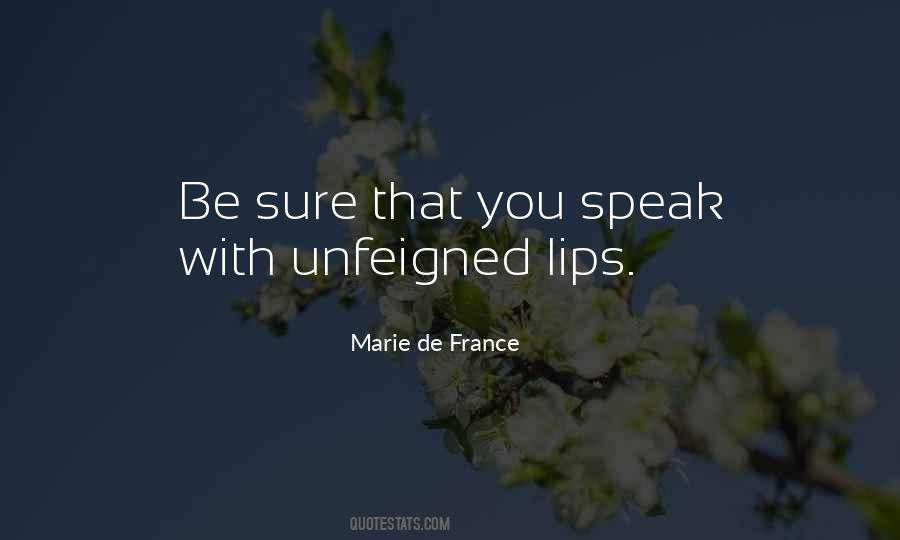 Marie De France Quotes #1535509