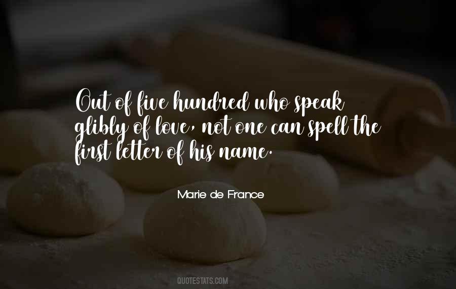 Marie De France Quotes #1614947