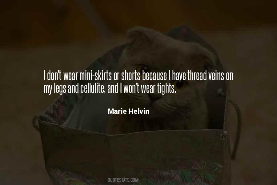 Marie Helvin Quotes #1027137