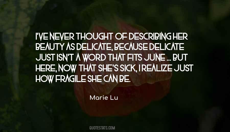 Marie Lu Quotes #1100514