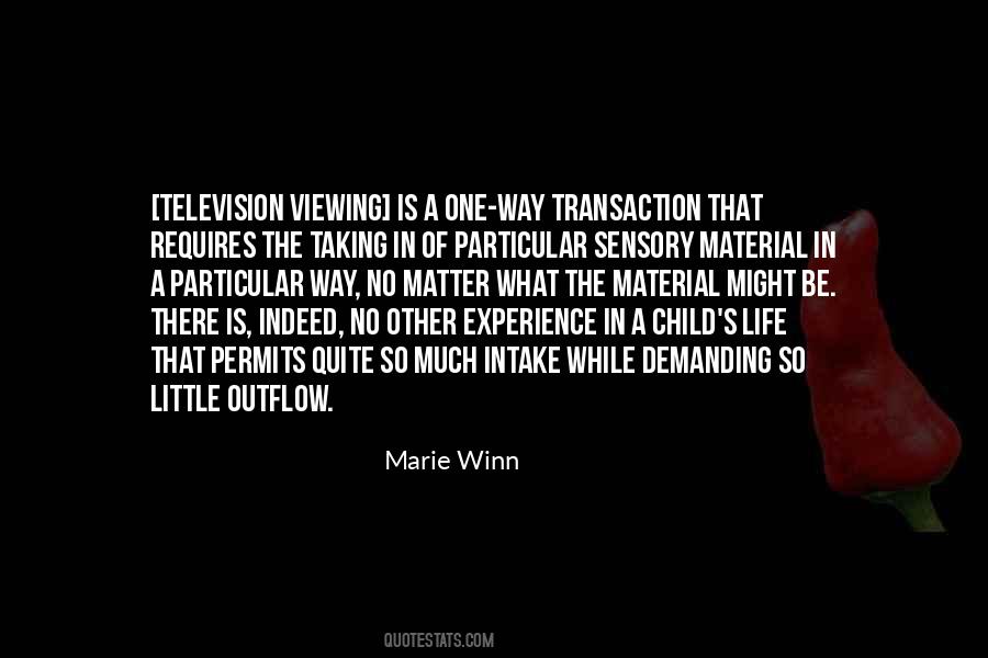 Marie Winn Quotes #1738256