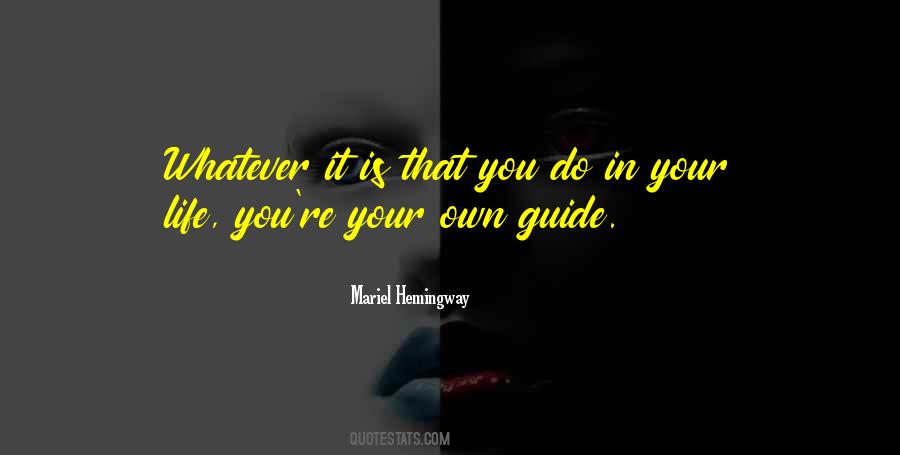 Mariel Hemingway Quotes #12196