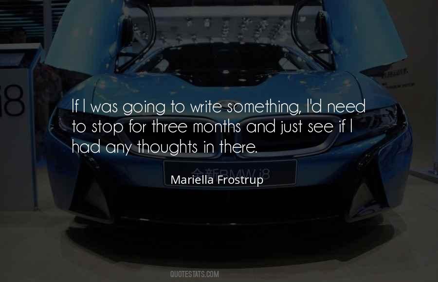 Mariella Frostrup Quotes #1290781