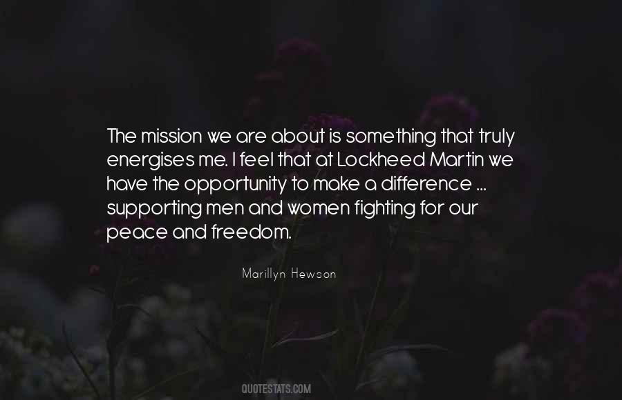 Marillyn Hewson Quotes #212375