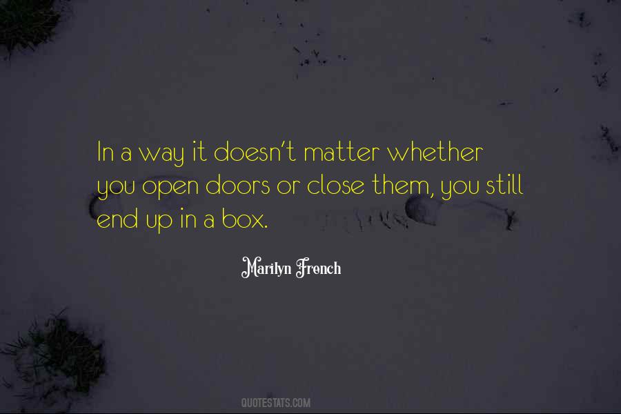 Marilyn French Quotes #283170