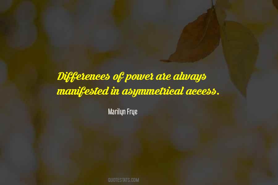 Marilyn Frye Quotes #1259773