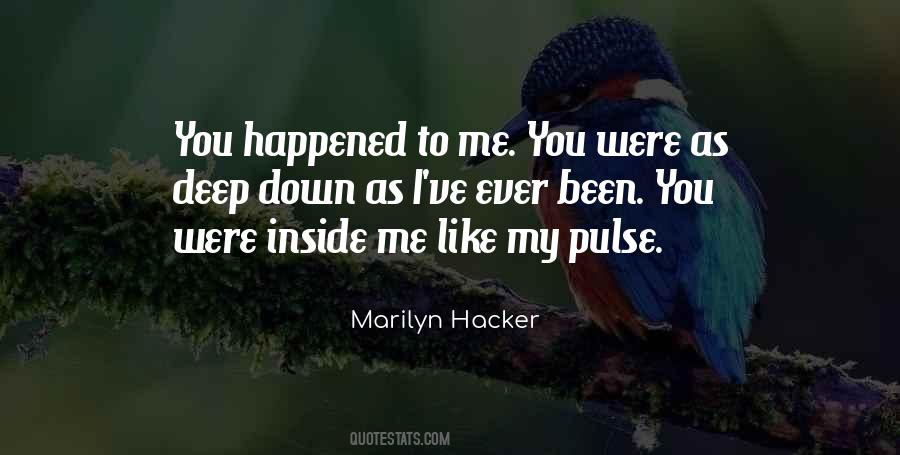 Marilyn Hacker Quotes #1171802