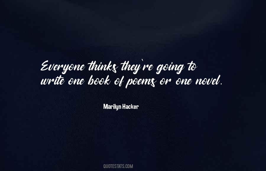 Marilyn Hacker Quotes #1249716