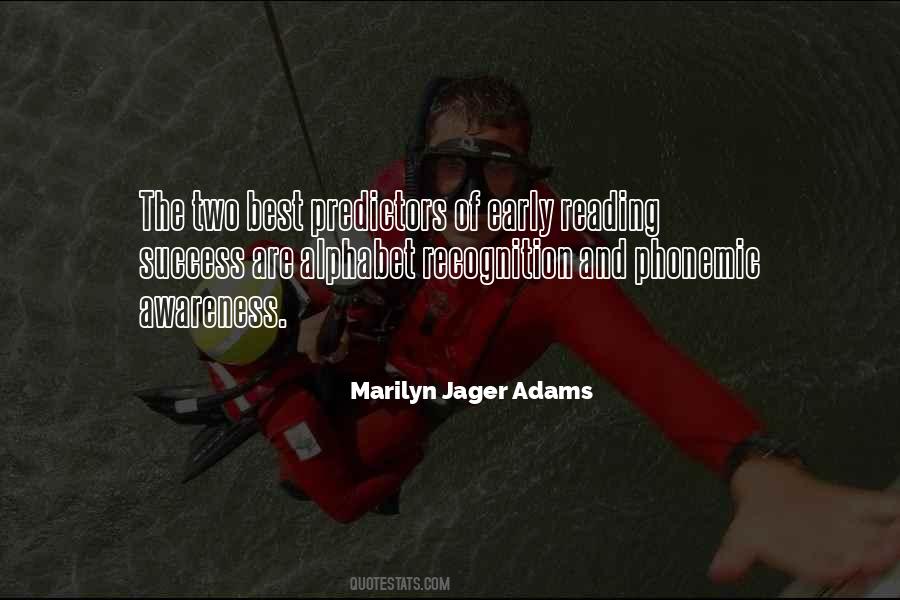 Marilyn Jager Adams Quotes #143503