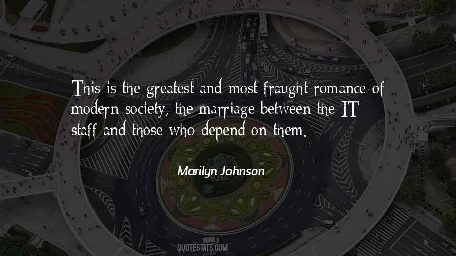 Marilyn Johnson Quotes #537923
