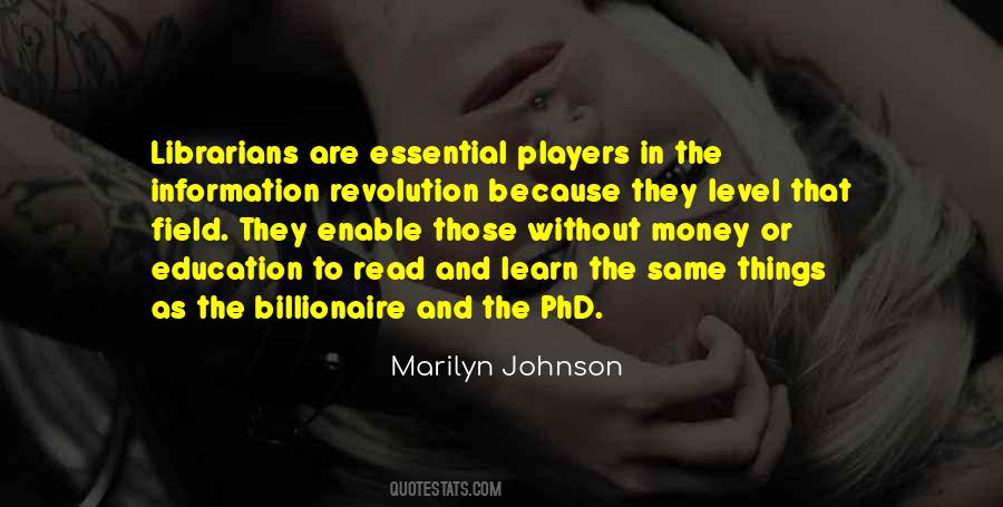 Marilyn Johnson Quotes #971050