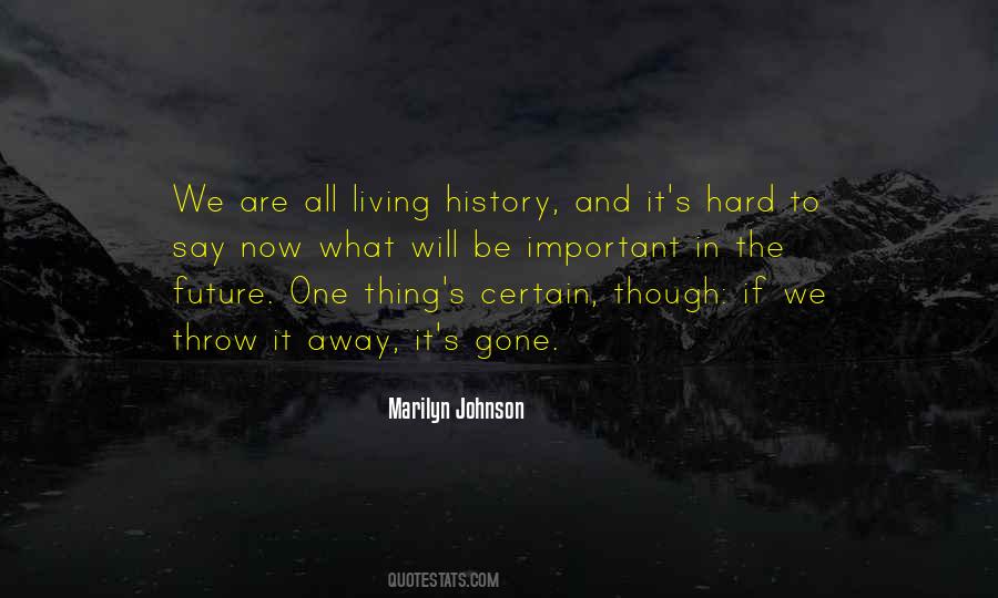Marilyn Johnson Quotes #978548