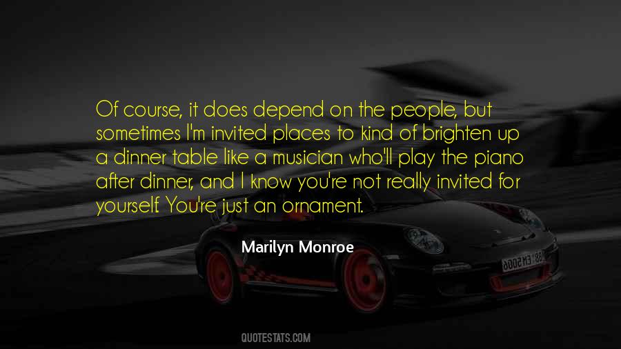 Marilyn Monroe Quotes #1354717