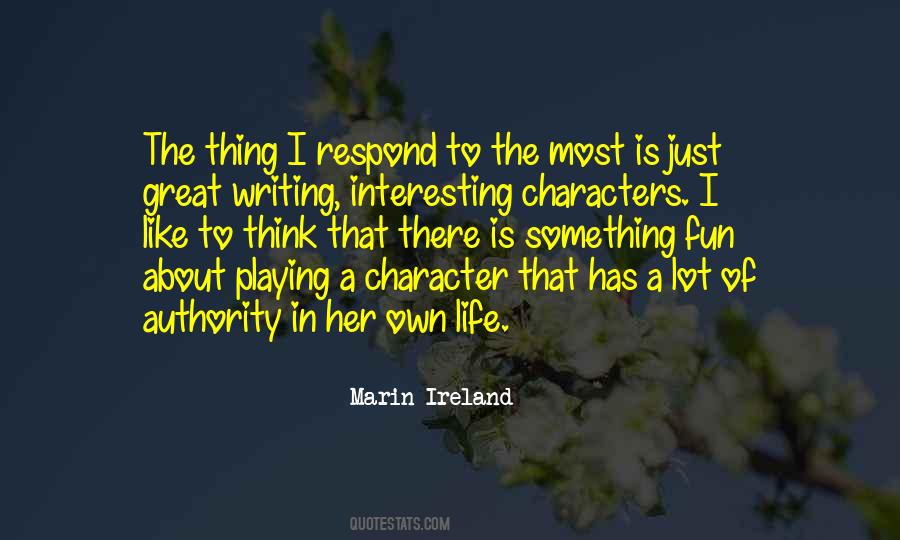 Marin Ireland Quotes #422132