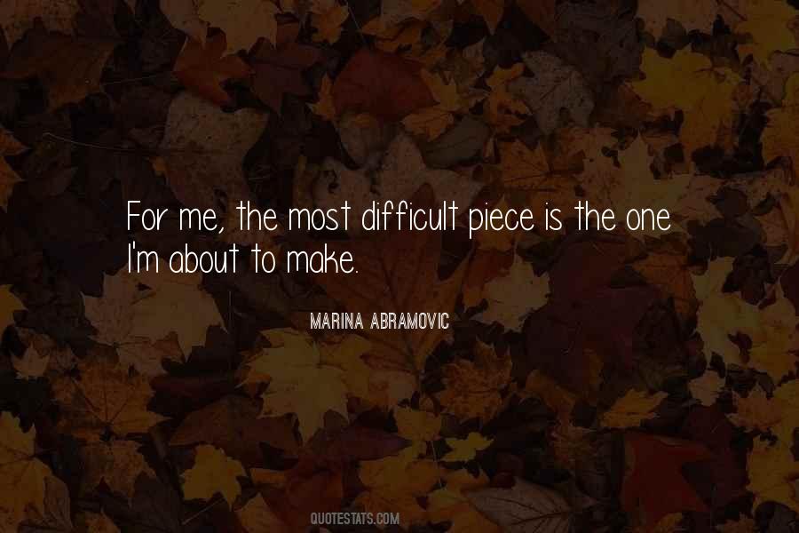 Marina Abramovic Quotes #1058564