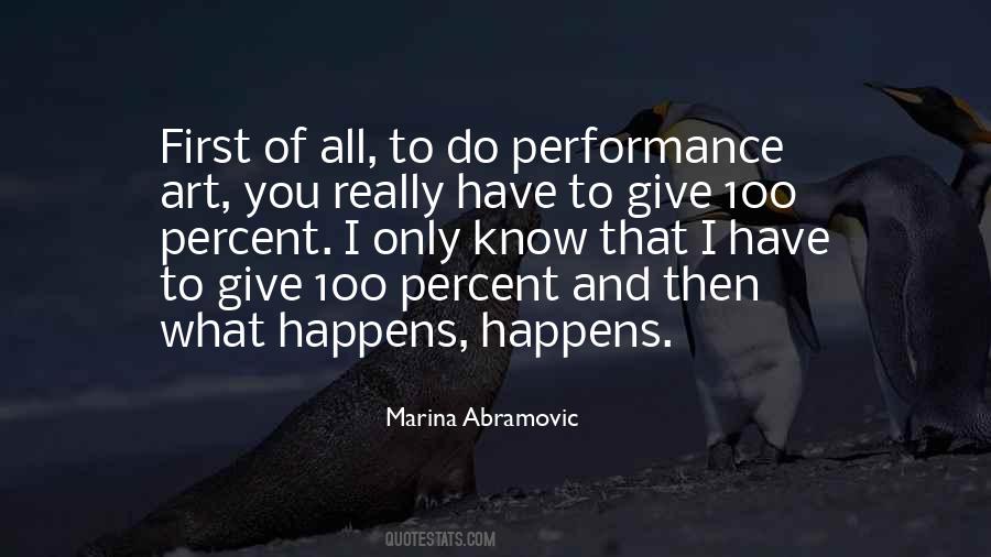 Marina Abramovic Quotes #540262