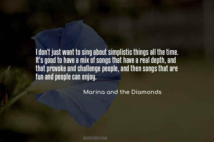Marina And The Diamonds Quotes #192791 Marina And The Diamonds Quotes #192791