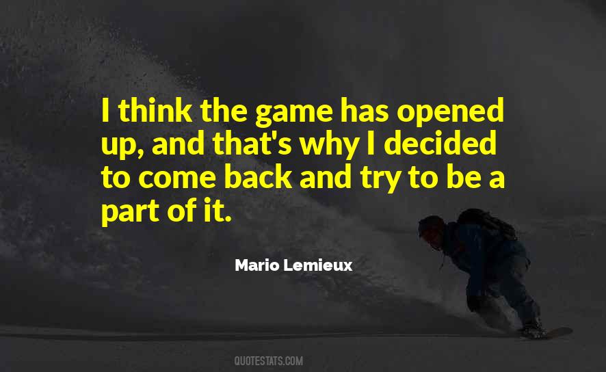 Mario Lemieux Quotes #1365125