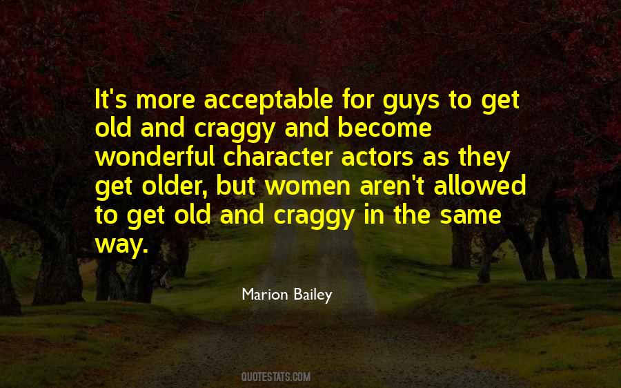 Marion Bailey Quotes #854666