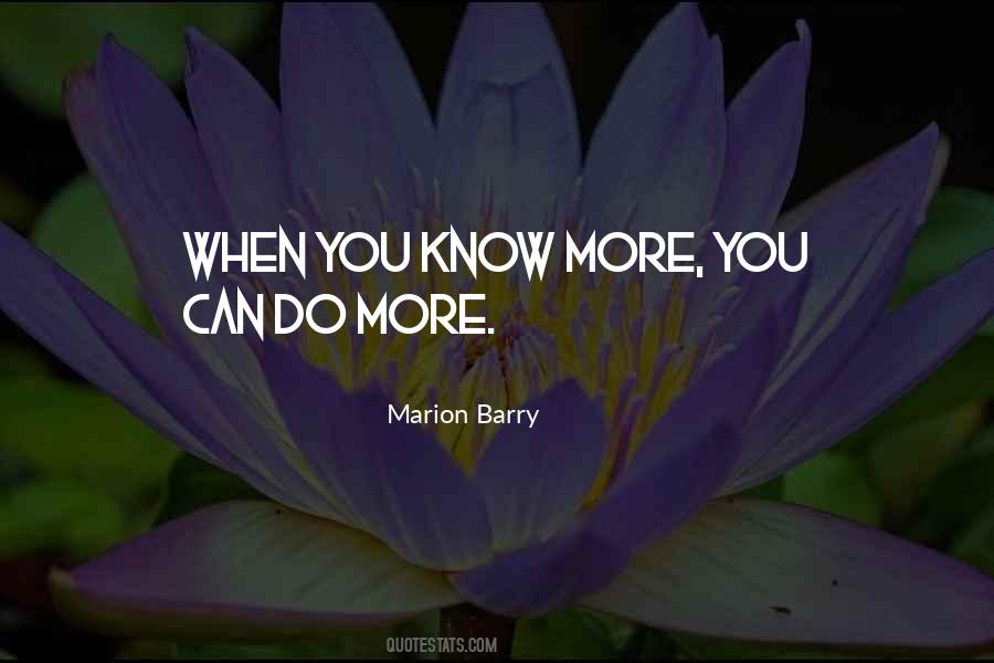 Marion Barry Quotes #423734