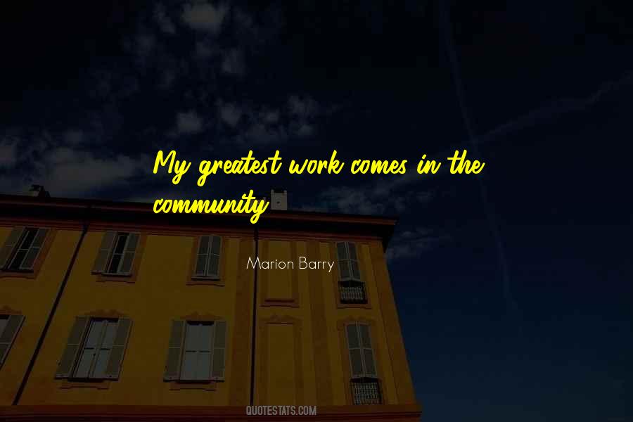 Marion Barry Quotes #93597