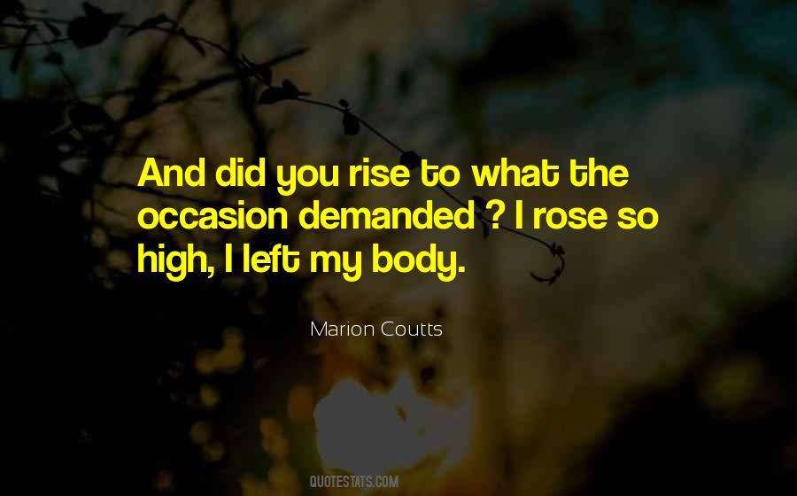 Marion Coutts Quotes #1648608