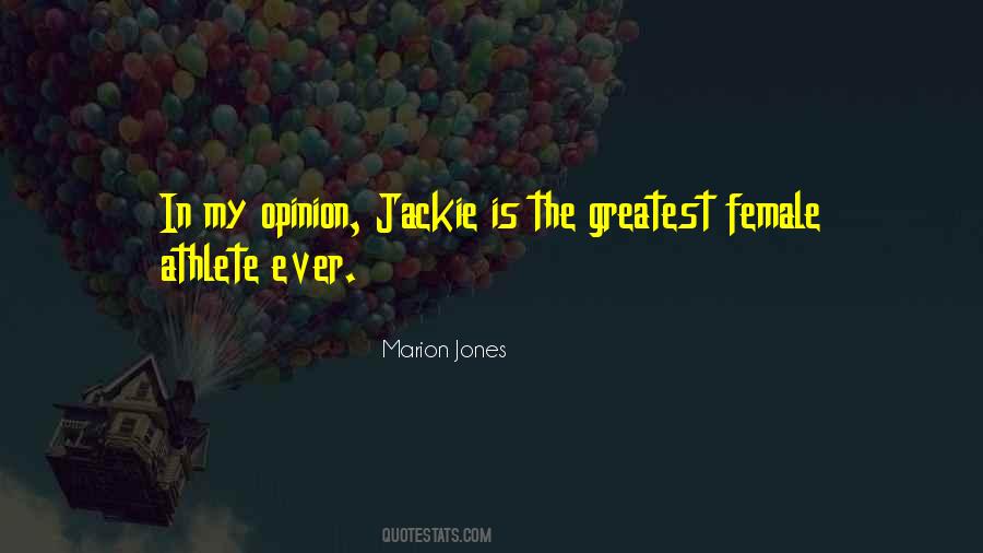 Marion Jones Quotes #1341497