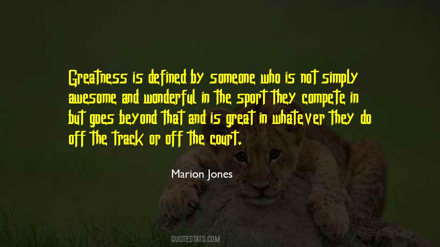 Marion Jones Quotes #1609801