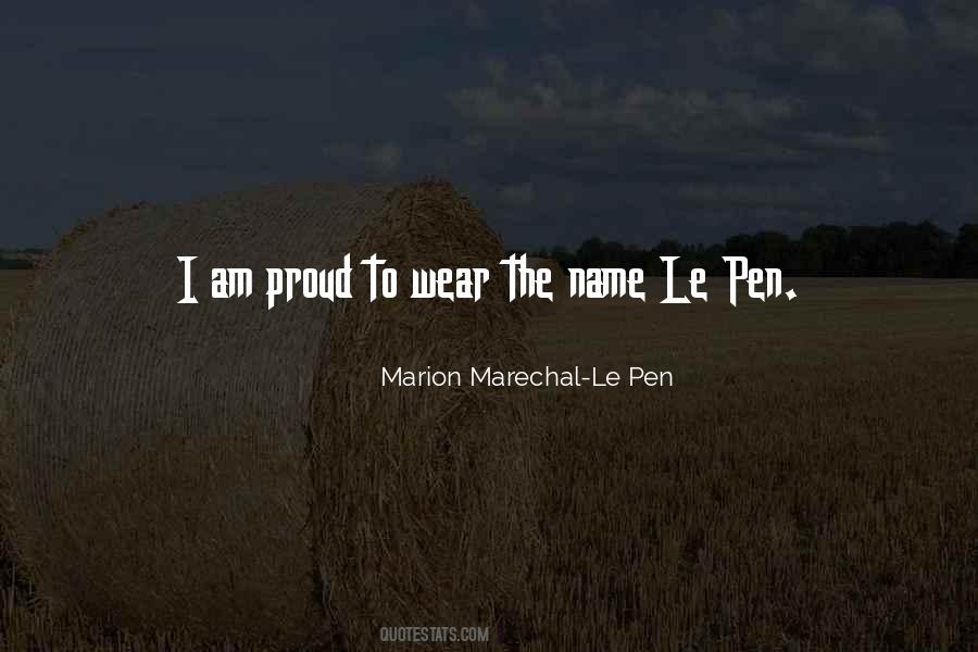 Marion Marechal-Le Pen Quotes #849867