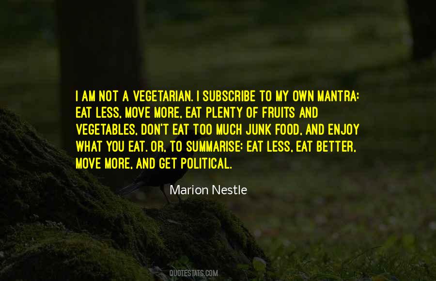 Marion Nestle Quotes #69586
