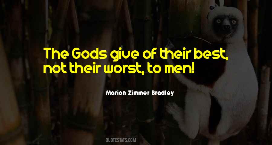 Marion Zimmer Bradley Quotes #1137504