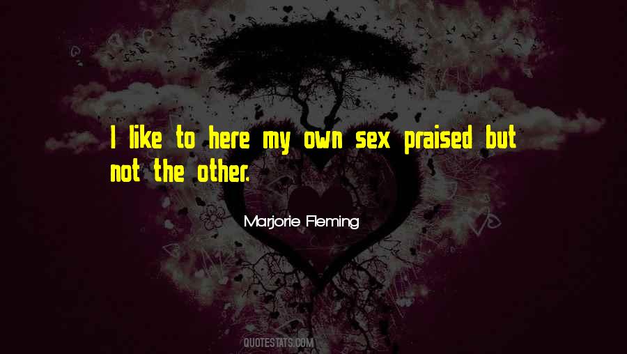 Marjorie Fleming Quotes #1869355