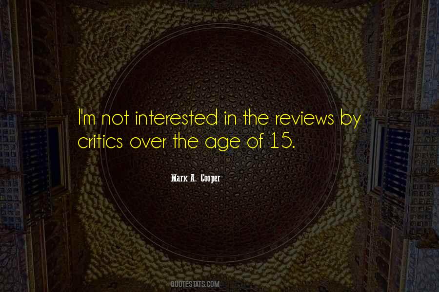 Mark A. Cooper Quotes #1781661