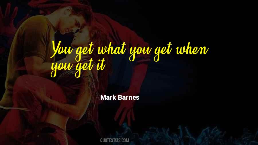 Mark Barnes Quotes #213026