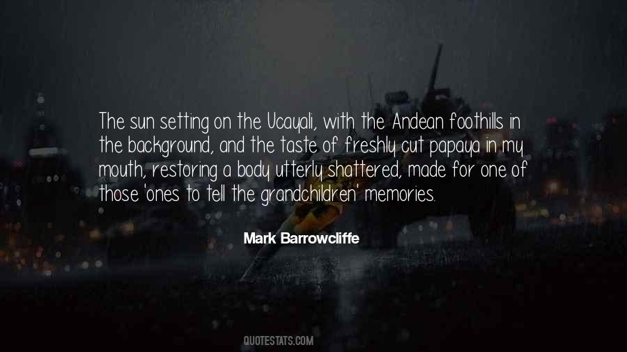 Mark Barrowcliffe Quotes #913032