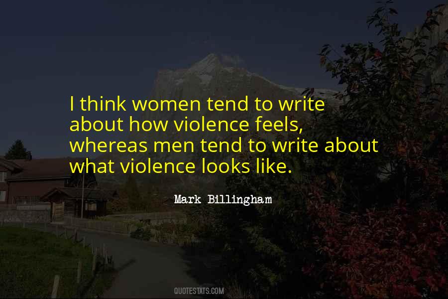 Mark Billingham Quotes #1033277
