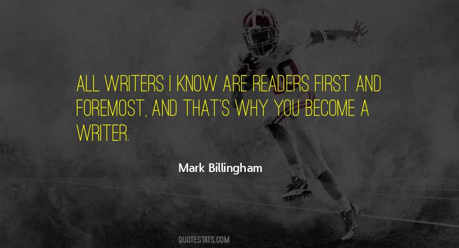 Mark Billingham Quotes #1780587